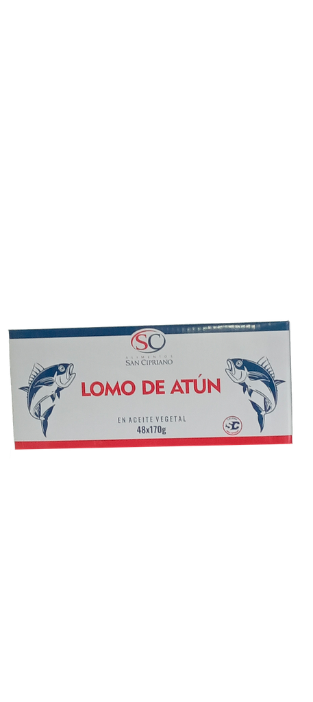 ATUN EN ACEITE VEGETAL SAN CIPRIANO 170 GRAMOS (CX48 UN)